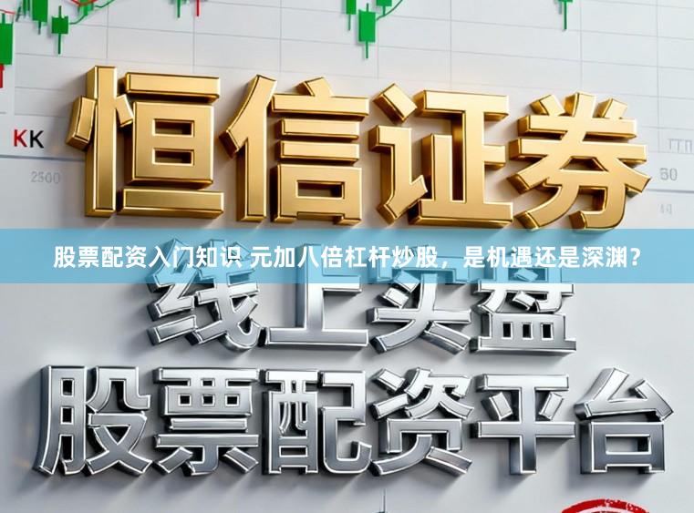 股票配资入门知识 元加八倍杠杆炒股，是机遇还是深渊？