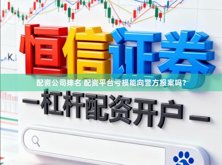 配资公司排名 配资平台亏损能向警方报案吗？