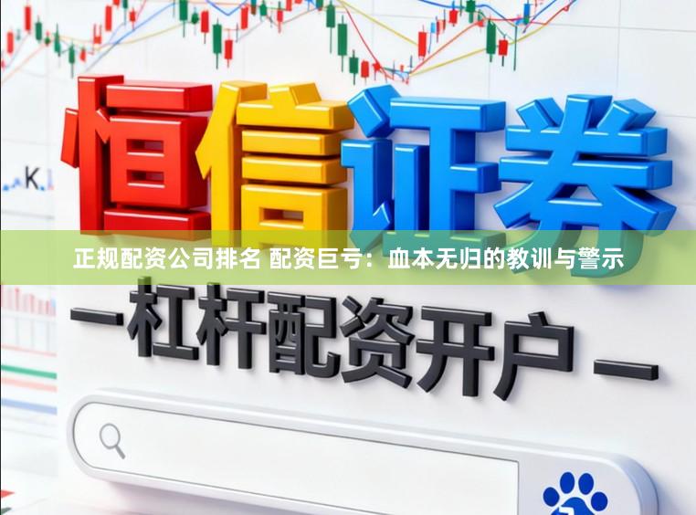 正规配资公司排名 配资巨亏：血本无归的教训与警示